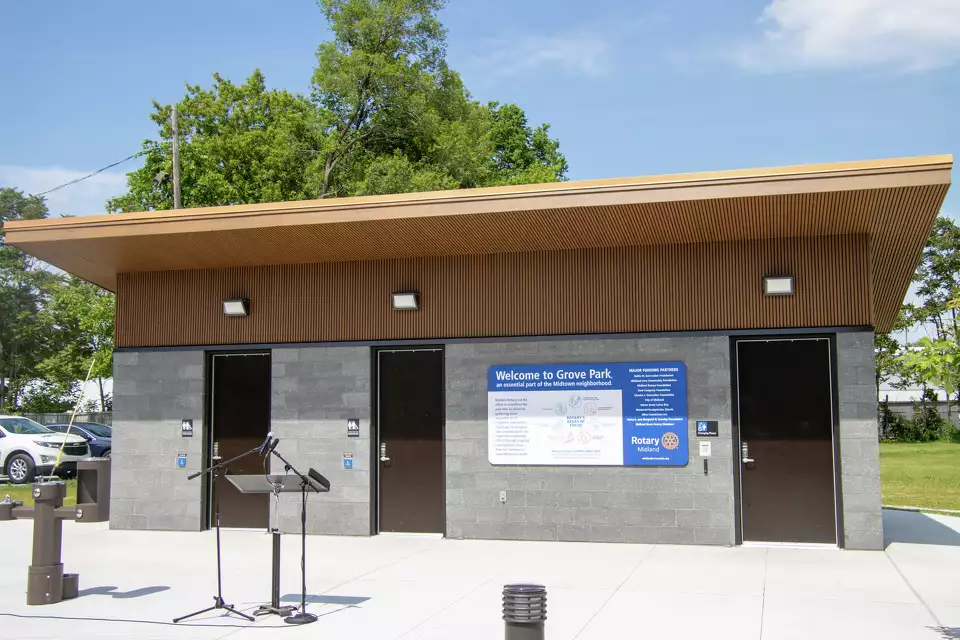 Midland celebrates the opening of Changing Places restroom in Grove Park